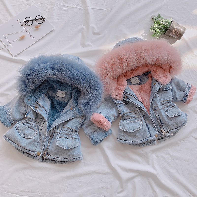 Girl’s Denim Coat – Stylish Lightweight Jacket for Kids