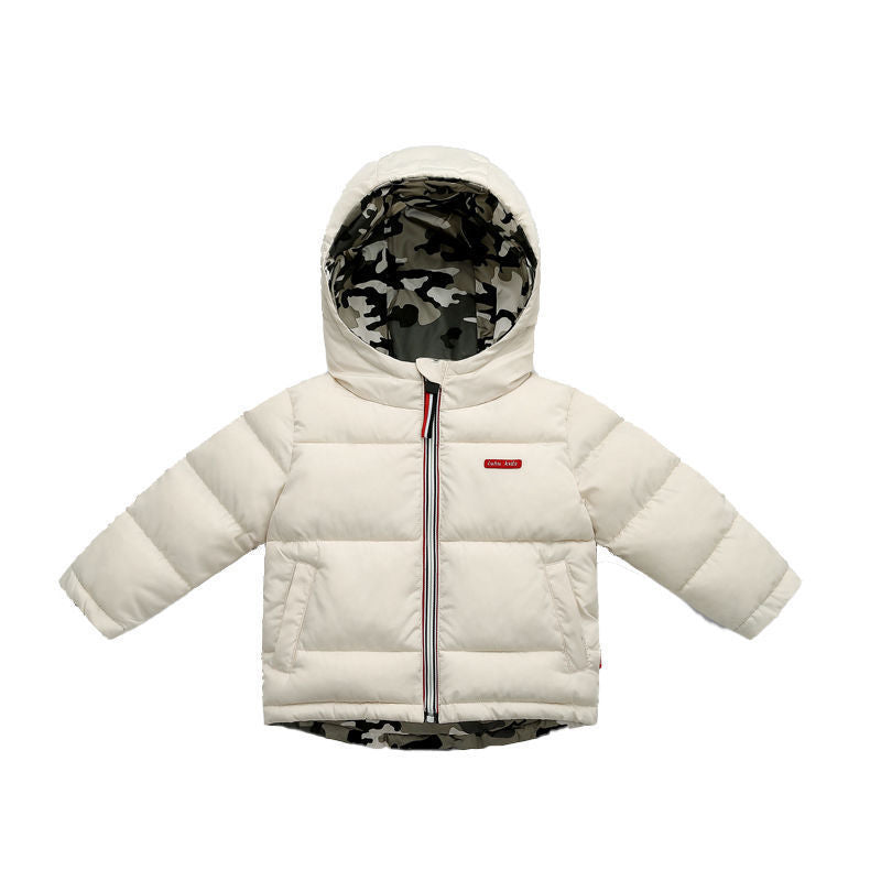 Reversible Padded Winter Jacket for Kids | Warm Double-Sided Coat