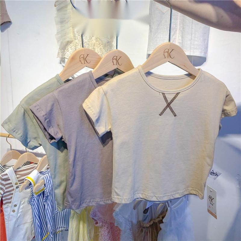 Baby Summer T-Shirt – Simple Short-Sleeve Tee for Boys & Girls