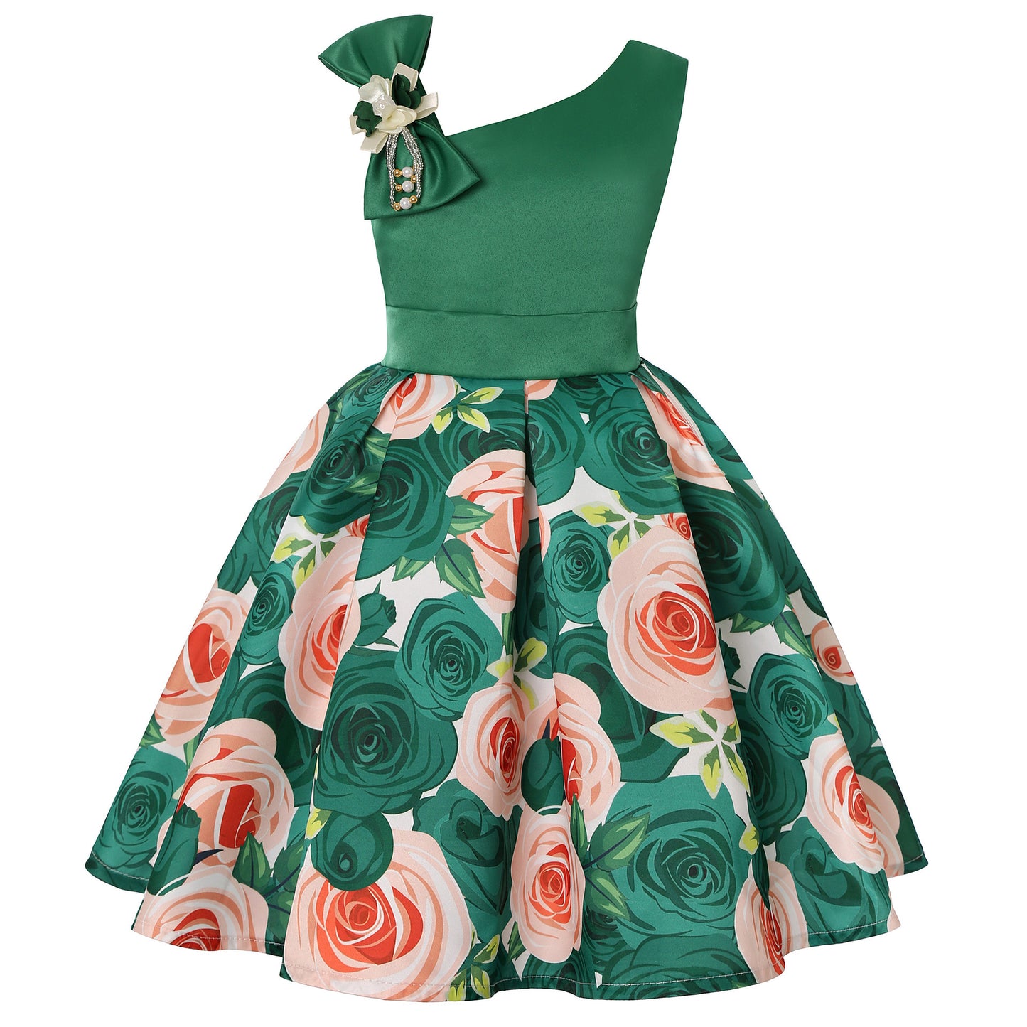 Girls’ Princess Dresses – Digital Print Children’s Dress for Kids