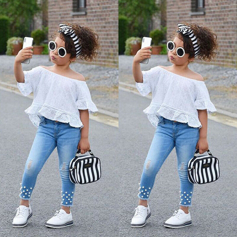 Girls Shirt & Shorts Set – Kids Clothes for Baby & Children