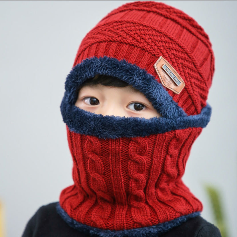 Warm Knitted Hat – Cozy Winter Children's Cap for Boys & Girls