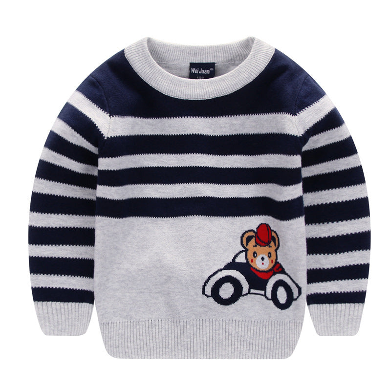 Kids Cartoon Sweater – Cute Graphic Pullover for Children
