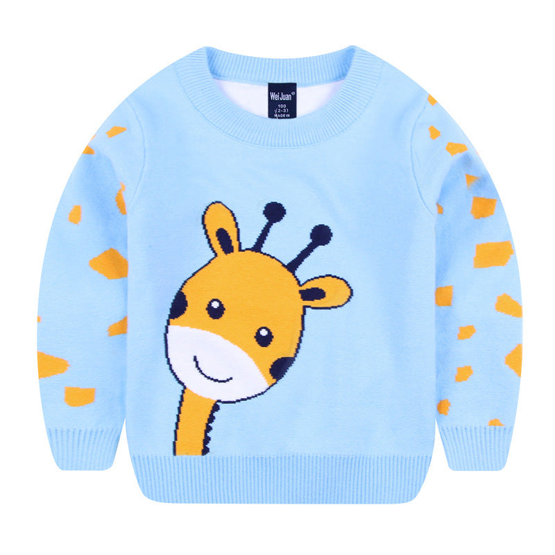 Kids Cartoon Sweater – Cute Graphic Pullover for Children