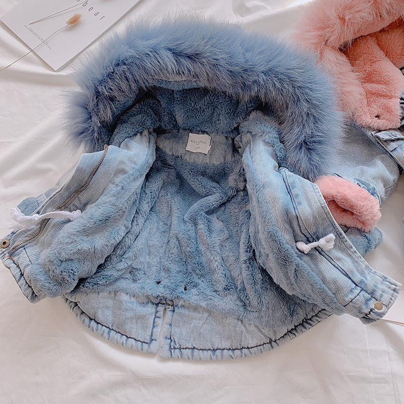 Girl’s Denim Coat – Stylish Lightweight Jacket for Kids