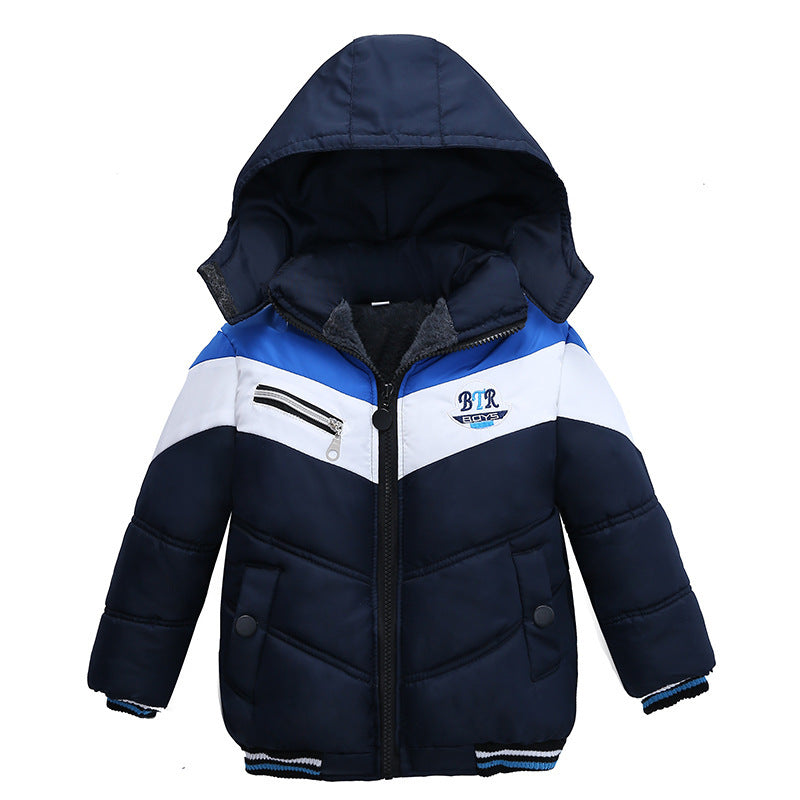 Boys’ Hooded Padded Jacket | Warm Winter Coat for Kids