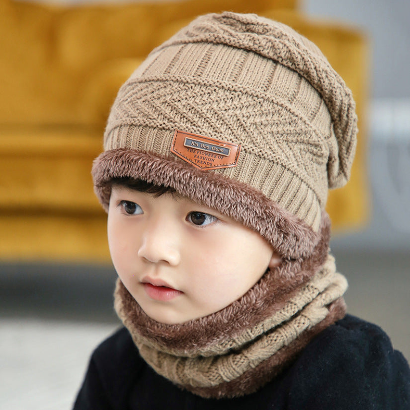 Warm Knitted Hat – Cozy Winter Children's Cap for Boys & Girls