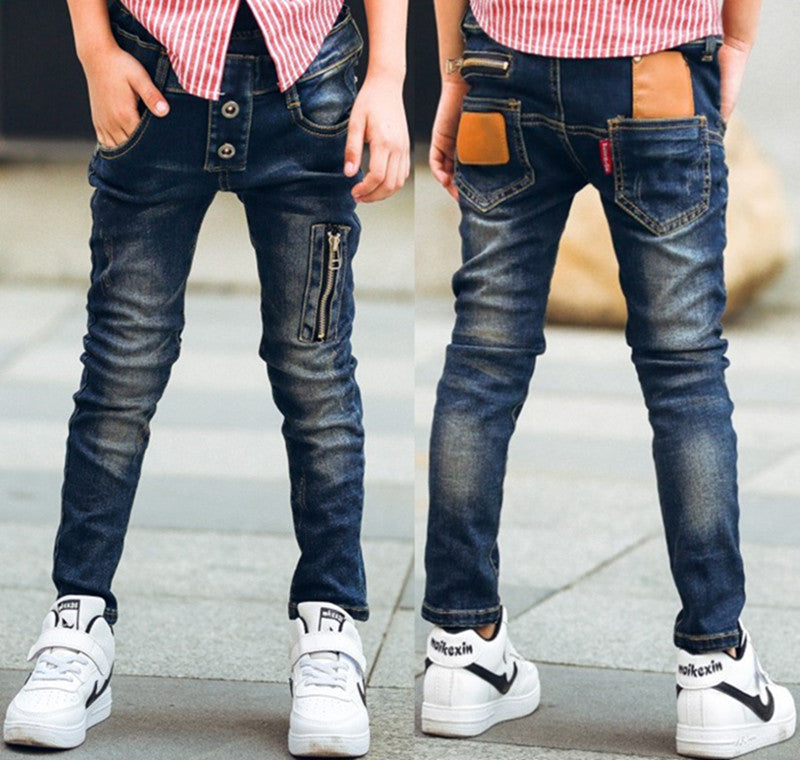 Boys Stretch Denim Pants – Comfortable & Stylish Jeans for Kids
