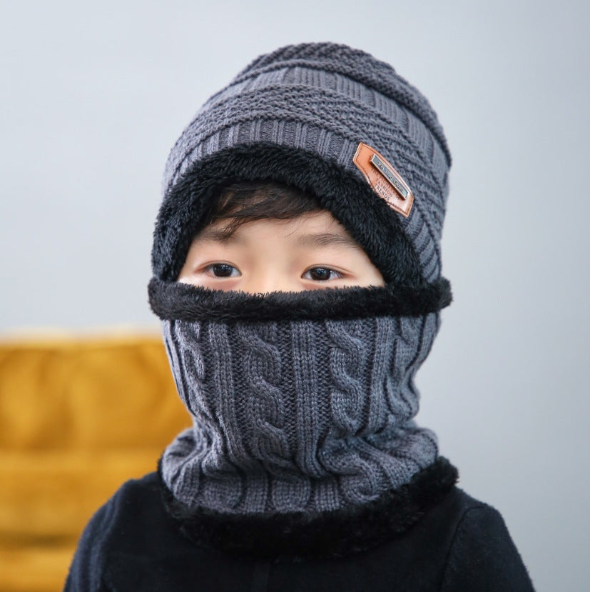 Warm Knitted Hat – Cozy Winter Children's Cap for Boys & Girls