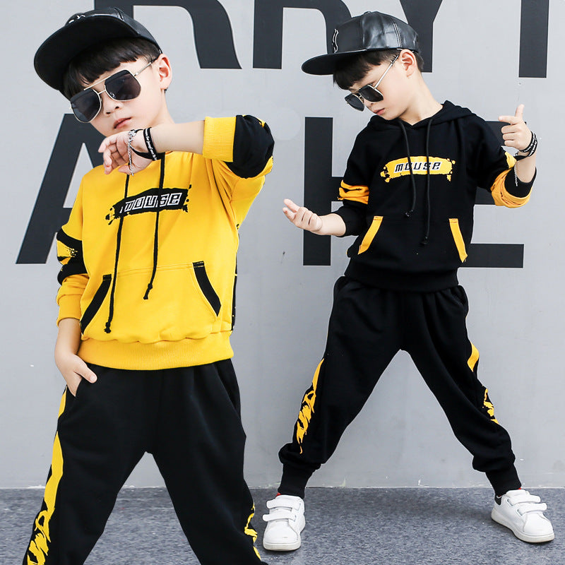 Boys’ Hooded Sports Suit – 2-Piece Athletic Outfit for Kids