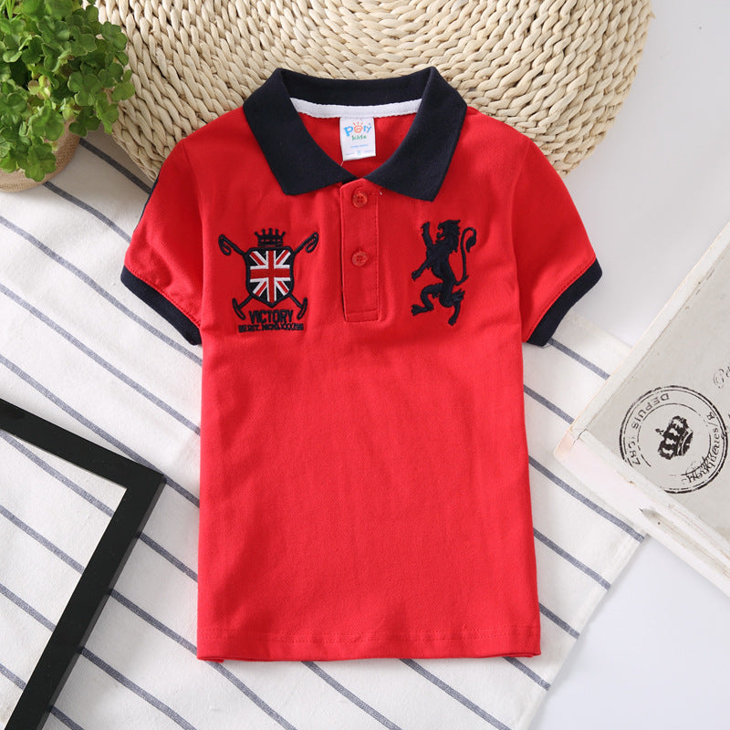 Boys Polo Shirt | Classic Kids Short-Sleeve Casual Top