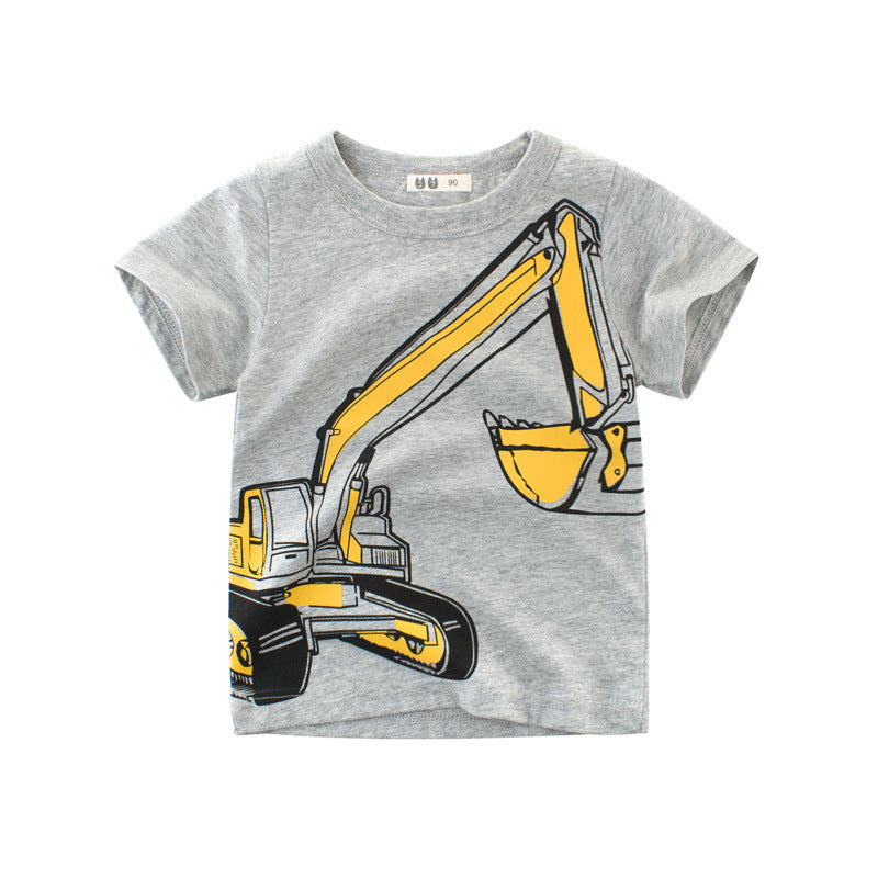 Boys' Summer Short Sleeve T-Shirt – Lightweight Kids Tee