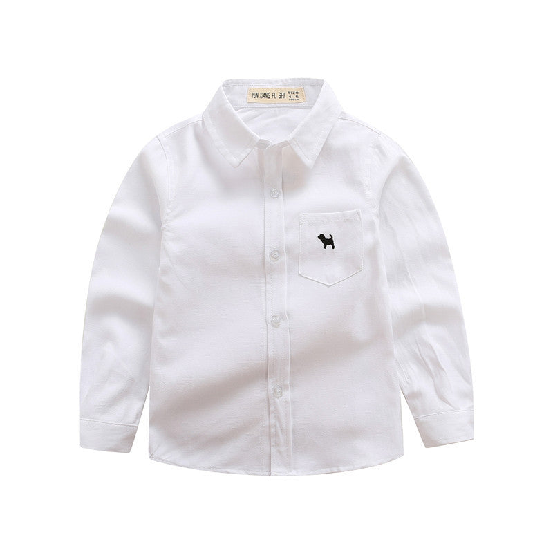 Boys Long-Sleeve Shirts – Casual Cotton Shirts for Children