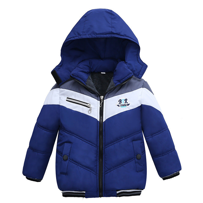 Boys’ Hooded Padded Jacket | Warm Winter Coat for Kids
