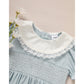Toddler Girls’ Smocked Dress – Puff Sleeve Lace Princess Party Dress