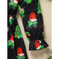 Toddler Baby Girl Christmas Dress Set – Long Sleeve Party Dress, Heart Print Vest Coat & Xmas Outfit