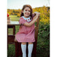 Girls Back to School Plaid Dress – Smocked Collar & Puff Sleeves
