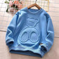 Children’s Long Sleeve T-Shirt – Plus Velvet Warm Bottoming Shirt for Kids