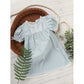Toddler Girl Summer Princess Party Dress – Lace Puff Sleeve Outfit