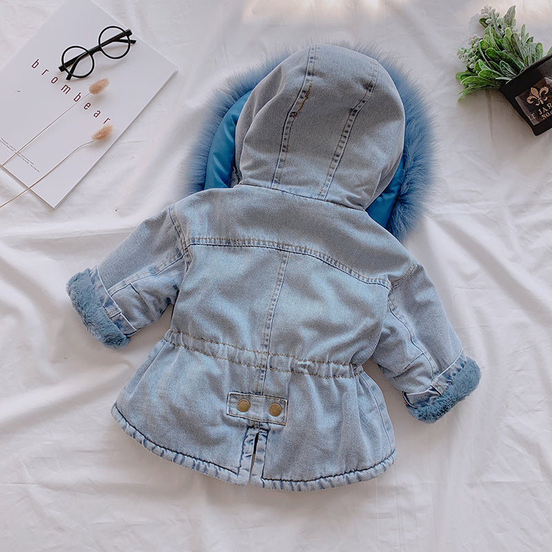 Girl’s Denim Coat – Stylish Lightweight Jacket for Kids