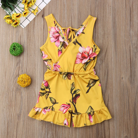 Baby Girl Summer Outfit – Floral Clothing Set for Toddlers & Girls