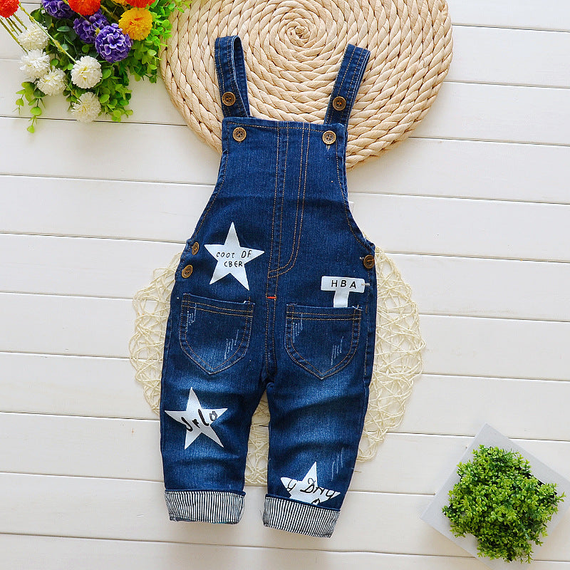 Kids Bib Jeans – Stylish Denim Overalls for Children’s Clothing