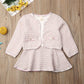 Baby Girl Two-Piece Dress – Long Sleeve Outfit | Soft Incense Wind Style
