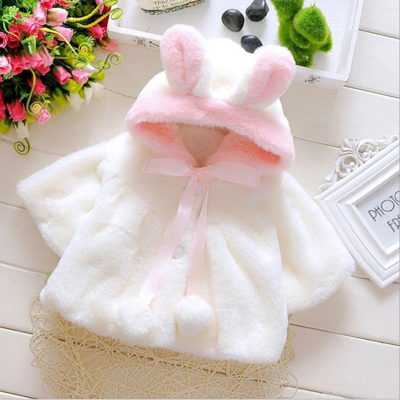 Samantha Kids Rabbit Ear Hooded Coat – Cute & Cozy Outerwear