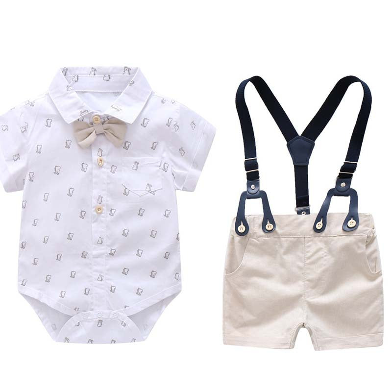 Baby Boy Gentleman Suit – Classic Formal Outfit for Infant Boys, Stylish Suit for Special Occasions