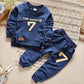 Baby Cotton 2-Piece Outfit – Long Sleeve Top & Trousers Set