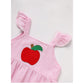 Kids Baby Girl Back to School Outfit – Ruffle Sleeve Top & Shorts Set