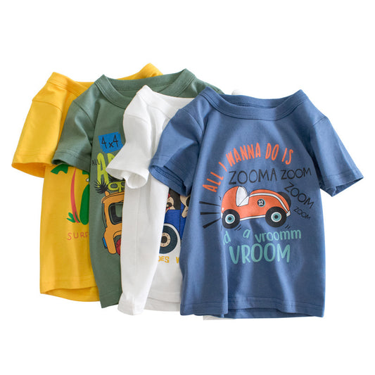Men's Short Sleeve Cotton T-Shirt – Casual Summer Tee