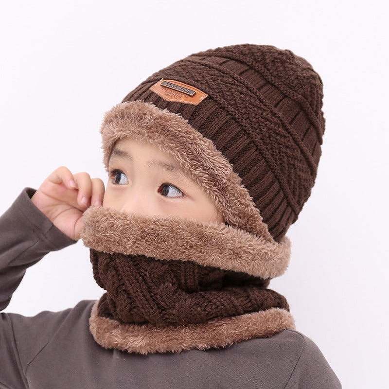 Warm Knitted Hat – Cozy Winter Children's Cap for Boys & Girls