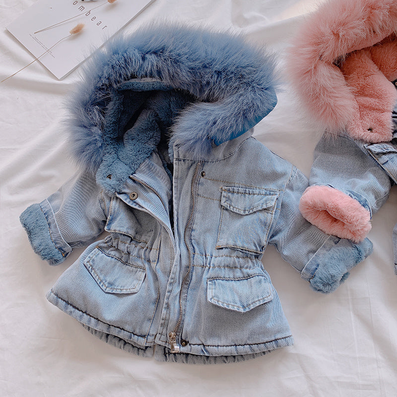 Girl’s Denim Coat – Stylish Lightweight Jacket for Kids
