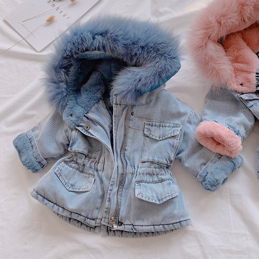 Girl’s Denim Coat – Stylish Lightweight Jacket for Kids