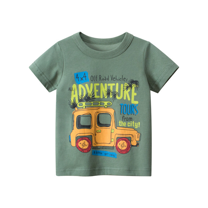 Men's Short Sleeve Cotton T-Shirt – Casual Summer Tee