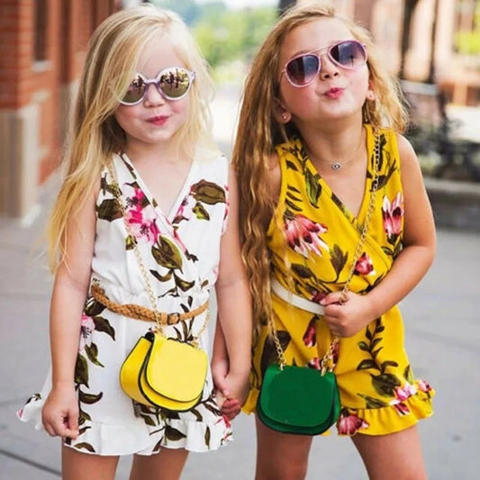 Baby Girl Summer Outfit – Floral Clothing Set for Toddlers & Girls