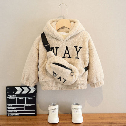 Kids Jacket with Hat – Warm Hooded Outerwear Set for Boys & Girls