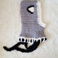 Children’s Wool Knit Hat – Hand-Knitted Warm Earmuffs & Cape Cap