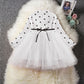 Baby Girl Tutu Dress – Lace Long Sleeve 1st Birthday or Christening Gown