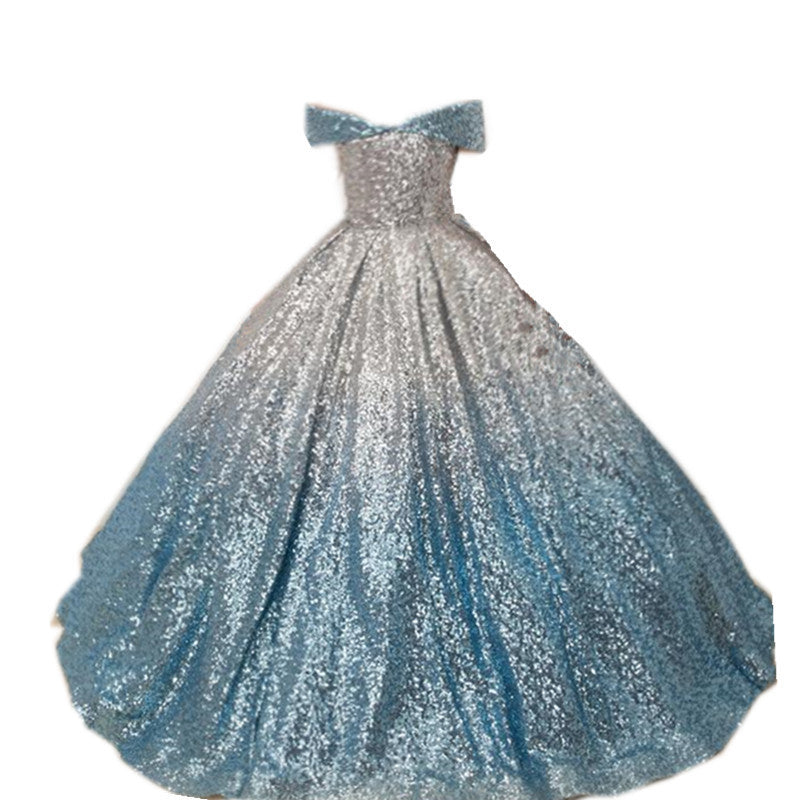 Girls Long Tail Dress – Elegant Party & Special Occasion Dresses for Kids