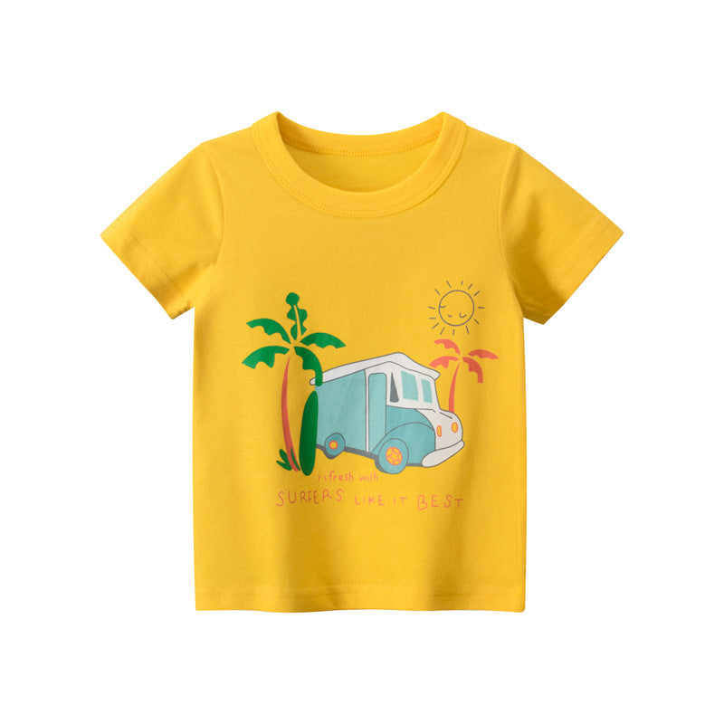Men's Short Sleeve Cotton T-Shirt – Casual Summer Tee