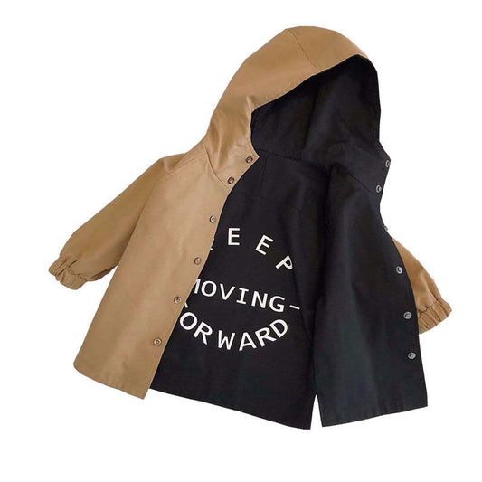 Reversible Boys Jacket – Spring Windbreaker Coat for Kids