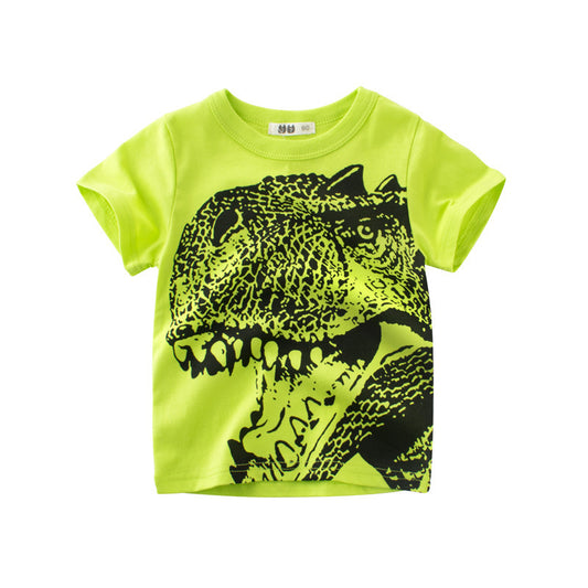 Boys' Summer Short Sleeve T-Shirt – Lightweight Kids Tee