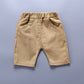 Boys' Anchor Print Summer Suit – Korean Style Short Sleeve Outfit for Spring & Summer