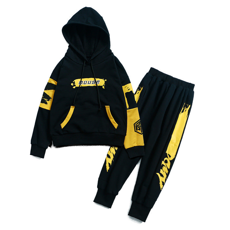 Boys’ Hooded Sports Suit – 2-Piece Athletic Outfit for Kids