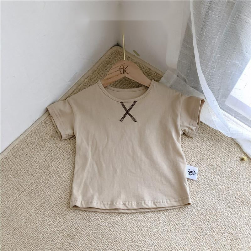 Baby Summer T-Shirt – Simple Short-Sleeve Tee for Boys & Girls