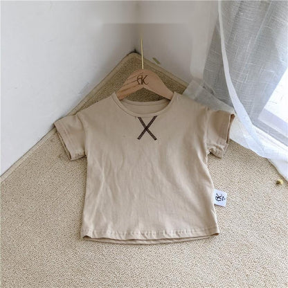 Baby Summer T-Shirt – Simple Short-Sleeve Tee for Boys & Girls