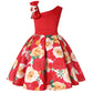 Girls’ Princess Dresses – Digital Print Children’s Dress for Kids