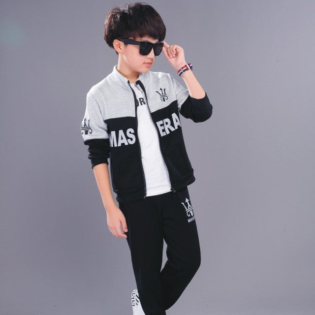 New Kids' Boys' Trendy Net Red Style Clothes – Stylish Children’s Wear